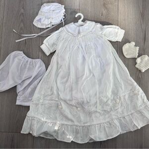 Adora Inc 20” Doll Outfit 4 Piece Christening  Dress